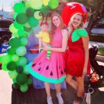 Gracie Dzienny Instagram - On Sunday… the very hungry caterpillar ate through a whole bowl of candy 🐛🍉🍓 Thank you @bigsundayorg for organizing such a fantastic event! Its always such a treat 🍭