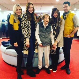 Gracie Dzienny Instagram - Today we say goodbye to our incredible Grandma Una. It’s difficult to imagine a world without my little Irish good luck charm. A world absent of her Una-isms and love of small beautiful things. She had a strength that filled me with such pride. She was the most loving, the most generous, and just the most fabulous. I can’t believe that I got to call her mine and will love her “mieces to pieces” forever and always. ☘️