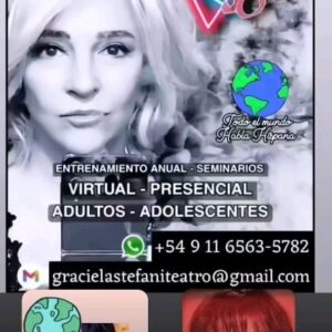 Graciela Stefani Instagram - No te pierdas todo lo que podes hacer ON LINE. 
#actualidad #actuacion #teatro #gracielastefani