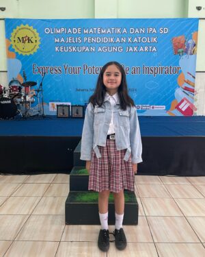 Graciella Abigail Instagram - Semi Final Math Olympiad 
@ Olimpiade Matematika dan IPA SD 
Majelis Pendidikan Katolik Keuskupan Agung Jakarta
.
Thank you for the experience! ✨
And thank you my teachers for giving me the chance! 💫
.
#olympiad #math #mathematics #02032024