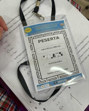 Graciella Abigail Instagram - Semi Final Math Olympiad 
@ Olimpiade Matematika dan IPA SD 
Majelis Pendidikan Katolik Keuskupan Agung Jakarta
.
Thank you for the experience! ✨
And thank you my teachers for giving me the chance! 💫
.
#olympiad #math #mathematics #02032024