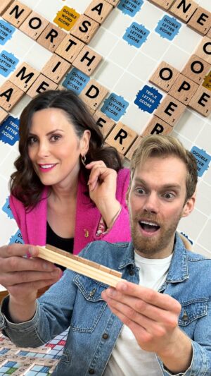 Gretchen Whitmer Instagram - Happy National Scrabble Day Michigan. 😁 #michigan #michiganders