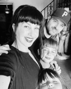 Grey DeLisle Instagram - Posie’s daddy got her a #pittsburghpirates hat to match his and she never takes it off! So sweet!