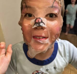 Grey DeLisle Instagram - We did “beauty” masks last night when I got home from my work trip. 😂