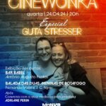 Guta Stresser Instagram - O Wonka orgulhosamente apresenta… Cinewonka, toda quarta o porão se transforma na sala da sua casa com cinema, focando em profissionais locais, roda de conversa e música. Para começar teremos a presença da atriz, diretora, criadora e uma das figuras íconicas desta cidade, conhecida como POLAQUINHA, de Dalton Trevisan, ou Bebel, da Grande Família, Guta Stresser. Guta, apresenta dois curtas, um produzido pelo também paranaense Antonio Augusto Freitas, Bar Babel, que traz trilha sonora de Maxixe Machine e participações como Edu k do De Fala. E o premiado curta carioca, Balada das duas mocinhas de Botafogo, de Fernando Valle e João Caetano Feyer, em cima do poema de Vinicius de Moraes, com narração de Edu Lobo. Após a exibição dos filmes, com muita pipoca, e a bebida que escolher para acompanhar, uma conversa mediada pela jornalista Adriane Perin. Venha lembrar a história de Curitiba e conhecer um pouco mais do Rio. Quarta, às 20h esperamos por vocês e suas perguntas na ponta da língua. Entrada Gratuita. #vemprowonka