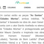 Guta Stresser Instagram - Matéria que saiu na Curitiba Cult sobre a nossa mostra!! COMEÇA *HOJE* COM “OS ANALFABETOS” Curitibanize-se Vem pra MOSTRA À CURITIBANA no @festivaldecuritiba Link para Ingresso na nossa bio @ciaacuritibanaportatil 🫀 #osanalfabetos #osanalfabetos_apeca #teatro🎭 #arte #cultura