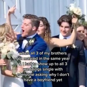 HAVEN Instagram - that was truly a rough year for me 😂 song: “anxiety is my boyfriend” #wedding #siblings #love