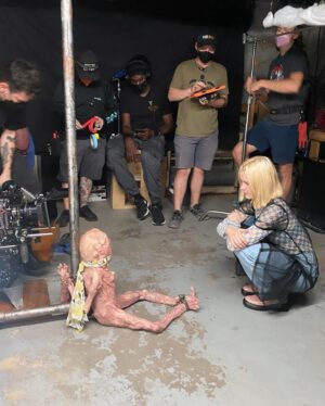 Hadley Robinson Instagram - APPENDAGE is on Hulu…👻 @annazlokovic & all of us made this quirky, spooky, funny lil film & it’s very special…🤍