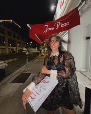 Hailee Keanna Lautenbach Instagram - I fkn stupidly asked for ranch at Joes pizza and they sent Spider-Man out to reprimand me and I’m talking the real person actor Spider-Man, Tobey Maguire came out of the back and started wall flip jumping over and over and I’m not sure if he was malfunctioning from being forced to come out of joes pizza all the time for the ranch orderers but in any case that’s where and what I’m looking at in all of these pictures. Oh yea and he was wearing a flat cap that said “no pics please” on the top 🍕 I’m going to New York next week and I heard this happens at Joes there too but it’s Adrien Brody and he wears an ailing prop Carnictis from King Kong (2005) on his back