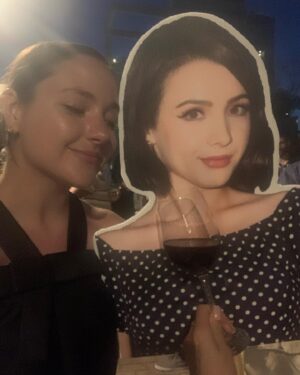 Haley Ramm Instagram - The one time I’ve been able to keep @hannahgmarks out all night 👵🏼 🌅 🥳
