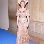 Haley Bennett Instagram - In honour of Met Gala “Garden in Time” I would like to share a look from years ago that perfectly suits this years theme 🌸 Dolce made this custom dress for me styled by mega @highheelprncess My dear friend and confidant @garrennewyork made the look with this incredible hairstyle and hand made headpiece he piled on top my head, the whole look was kept fresh by the one and only @alice___lane I felt like a porcelain goddess. I also drank way too much champagne that night, cried over a boy I once loved who very much hurt me, and then blacked out. Luckily I didn’t drown in the bottom of a glass of bubbles. Cue Florence and the Machine. I’m not good at these big events. And I was never invited back! Can’t wait to see all the fabulous looks that the stars and their stylist dream up. “Garden of Time” is right up my street. I could lay in my meadow, and watch wild flowers dance all day. What a life.
