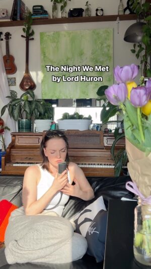 Hallea Jones Instagram - The Night We Met by @lordhuron is one of my all time favourite songs. It’s one of those songs I wish I wrote cause it feels like it’s a part of me. So I did the next best thing and covered it in the style I love so much, vocals on vocals on vocals. My voice is the instrument I know best and connect with deepest and any other instrument on this song felt out of place. 

I’m performing at @tapestry_to tomorrow (Friday March 29th) if you wanna come experience this one (and a few others) live 💞