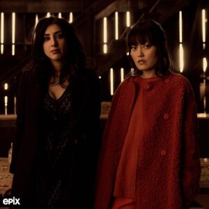 Hana Mae Lee Instagram - Scotty Sholes and Valerie Spoontz part of the #SpecialBoys?! Catch up on the latest @perpetualonepix on @Epix as we are already on episode 9 tomorrow night!! #perpetualgraceltd