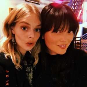 Hana Mae Lee Instagram - About last night. With these hot babes 💞