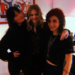 Hana Mae Lee Instagram - About last night. With these hot babes 💞