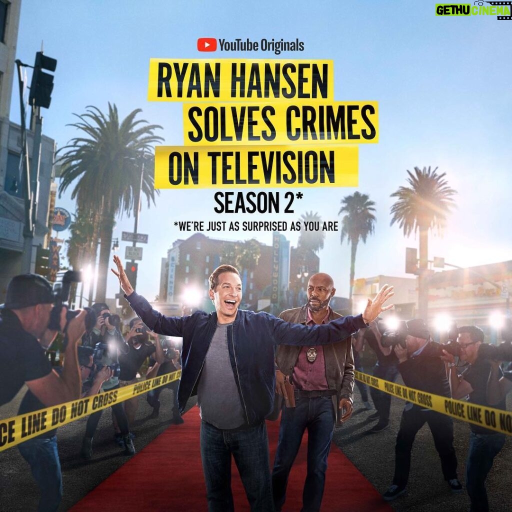 Hana Mae Lee Instagram - Ryan Hansen Solves Crimes on Television* Season 2 is now streaming on @youtube Premium Love this hilarious show, it was fun being part of it 🖤 Get your laugh fix on! 🤪🚨 #RHSolvesCrimes