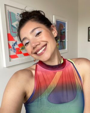 Hanako Greensmith Instagram - The signs were always there… happy pride baby 🏳️‍🌈🏳️‍⚧️