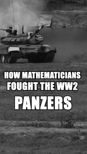 Hannah Fry Instagram - Yes, okay if you really want to be a stickler about it, i’ll admit. The particle physicists probably overall had a slightly bigger impact on the outcome of ww2.. 💣 But im still taking this as a win for the mathmos. 🪖

EDIT: You'll notice the audio is a bit off in this one - my apologies. It's because, even though your girl can do second order partial differential equations with her eyes closed, she apparently doesn't know the difference between stereo and mono audio channels when it comes to editing videos. It will never happen again I promise. 🙏

Read more about the German Tank Problem and its clever mathematical trick here:

https://link.springer.com/article/10.1007/s00283-023-10274-6 A Bayesian Treatment of the German Tank Problem, by Cory Simon (2023)

#ww2 #panzers #math #mathematician #hannahfry