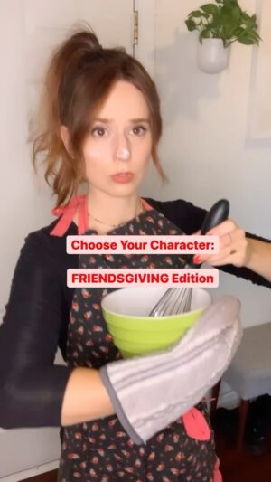 Hannah Marie Hines Instagram - Which one r u?? • 🦃 
.
.
.
.
.
.
.
.
.
.
.
#friendsgiving #millennialhumor #chooseyourcharacter