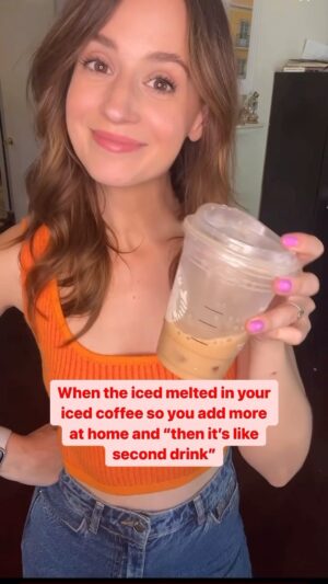 Hannah Marie Hines Instagram - Who gets the “second drink” reference?? 
.
.
.
.
.
.
.
.
.
.
#emotionalsupporticedcoffee #theoffice #millennialhumor