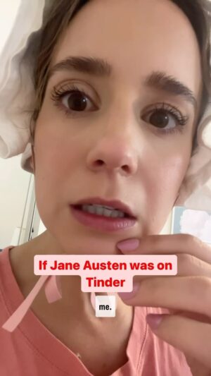 Hannah Marie Hines Instagram - I just know Jane would be vicious in the dms. • Comment below if you want to see more of this as a series!!
.
.
.
.
.
.
.
.
.
.
.
.
.
.
#janeausten #janeaustenfan #hinge #tinder #tindernightmares #prideandprejudice2005