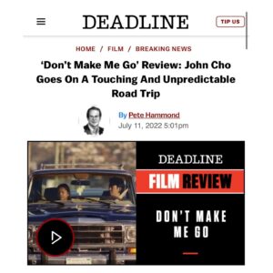 Hannah Marks Instagram - ✨Thank you so much to the @nytimes Amy Nicholson for making us a New York Times Critic’s pick! And also thank you to @deadline ‘s Pete Hammond for the moving review. Honored to put #dontmakemego into the world this weekend on @primevideo 💙🚙✨