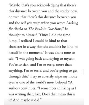 Hannah Marks Instagram - ❤️❤️❤️VANITY FAIR❤️ ❤️❤️

✏️ by Joy Press 
link in bio for full piece!

I am the luckiest person in the world to know and work with @johngreenwritesbooks 🐢❤️