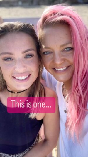 Hannah Spearritt Instagram - It was so amazing to get to meet @angela.matthews.798 as part of the journey of making the documentary. 💕💕💕I was blown away at how brave she was get her story out there while still in the middle of the storm. I’m not even sure how she managed it but I know she will have helped so many women by doing so. 💕💕💕 

#itvbe #breastimplantillness #hannahspearritt #womenshealth #celebrityhealthstories #womenshealthissues