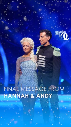 Hannah Spearritt Instagram - Hannah and Andy’s time on the ice has come to an end, but what an incredible journey they’ve had! We’ll miss you both 🩵 #DancingOnIce