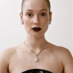 Hannah Dodd Instagram - Thank you @theglassmagazine 💫 Photographer: @ellysejane Stylist: @_celine_sheridan_ Makeup: @sarahillmakeup using @chantecaille Hair: @pauljoneshair using @hairbysammcknight Photography assistant: @emrecakirstudio Interview: @adina0ilie Talent: @hannahfkdodd All jewellery: @bulgari Dress: @philosophyofficial