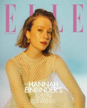 Hannah Einbinder Instagram - thank you miss @ellecanada 🩵

Publisher: @sophiebanford

Writer: @patriciakkar

Editor-in-chief: @joannafox

Photographer: Sandy Honig @sandyhonigphoto 

Stylist: Jamie Mizrahi @sweetbabyjamie

Hairstylist: Jerrod Roberts @jerrodrobertshair

Makeup: Molly Greenwald @mollygreenwald

White dress - @toteme dress, shoes by @paristexas_it and earrings by @ferragamo 

Black blazer/suit - @dolcegabbana, heels by @manoloblahnik and earrings by @ysl