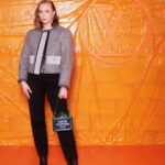 Hannah Einbinder Instagram - an immense honor to witness the genius of @nicolasghesquiere 🧡 merci beaucoup @louisvuitton for having me always 🧡