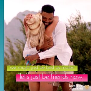 Hannah Elizabeth Instagram - They gave it their best shot but Hannah and Tyler have decided that they’re better off as friends 🥺 #LoveIsland #AllStars