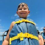 Hannah Goldy Instagram - Such a beautiful experience for Odin and I 🌊🐠🩷 Thank you @sailgetaways for adding another amazing core memory to our scrap book! …. The last pic is hilarious. I made him wake up to watch the sunrise with me 😂