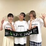 Harami-chan Instagram - 🍞　🥦　🍖 いやーー！！たのしかった！ 長の魅力大爆発！最高！ 久保ちゃんも新しいお友達になりました🙌 3人でMela!幸せでした… 長とのコラボライブも普段まったく音楽話をしないので え、うちらってミュージシャンだったんか...となった👧🏻笑 2年間ラジオお疲れ様💕 #長LIVE2024 #長屋晴子ANNX @kubo.shiori.official @haruyama_555 コジローさんのギターも素晴らしかったです...🎸
