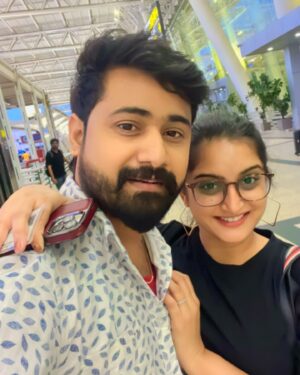 Harika Sadu Instagram - Happy proposal day my dear husband ❤️ exactly this day we proposed ✨💖 (June 9th 2022) Love u 😘 my dear chacha ❤️✨🐥