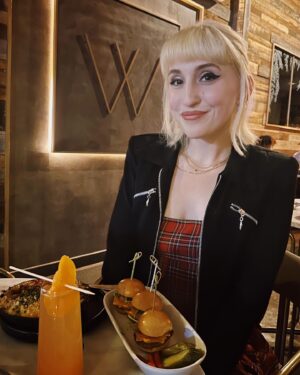 Harley Quinn Smith Instagram - we really went on a whole ass food tour in NY!!!!! Thank you so much for having us and for sharing your insane food with us @willownewyork @beyondsushinyc @colettanyc 🤤❤️‍🔥 that chicken skewer situation in pics 6&7 is really what my dreams are made of … and needless to say it’s all vegan baby 😏