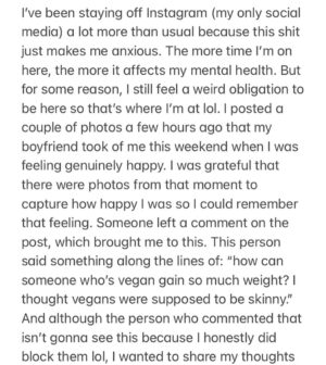 Harley Quinn Smith Instagram - just some late night thoughts that are pretty all over the place 🤷‍♀️ I turned off the comments because to be completely honest I want to sleep and not stay up all night looking at them lol