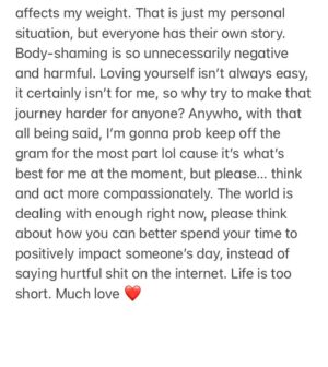 Harley Quinn Smith Instagram - just some late night thoughts that are pretty all over the place 🤷‍♀️ I turned off the comments because to be completely honest I want to sleep and not stay up all night looking at them lol