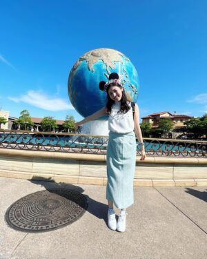 Haruka Tateishi Instagram - ディズニーシー🐬🐠🧜‍♀️🐚💕
この前久しぶりに急遽行ってきました🪸

本格的に暑くなってきたので体調お気をつけくださいね🙇‍♀️

#disneysea