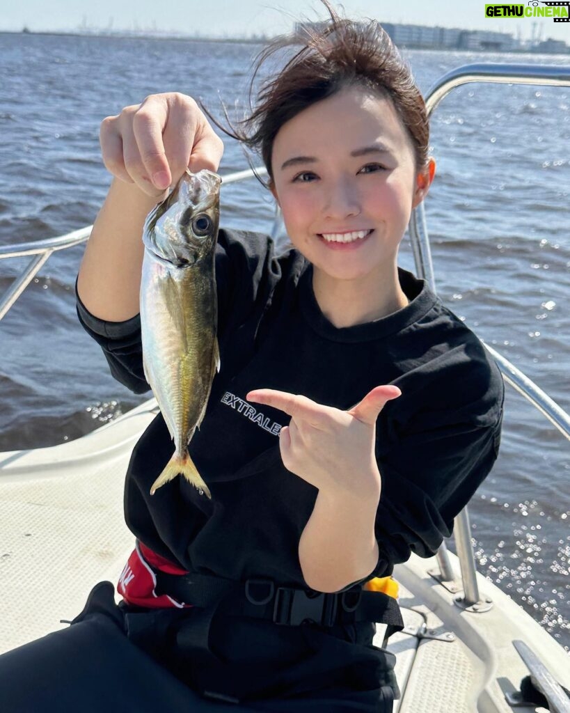Haruka Momokawa Instagram - アジ食べたくてアジ釣り行ってきました〜🎣❤️ 1人で🤣🤣🤣🤣🤣 いつもお父さんとかサンスポの取材の時は川目さんとかと行ってるから初めて1人で行ったけど楽しかった👏❤️ サクッとコースの2時間で15匹くらい！ 風が弱かったらもう少し釣れたんじゃないかなと思うけど大満足だし海は楽しい！！！！来週も釣り三昧！！！ 釣るぞおおおおーーーー❤️❤️❤️❤️❤️❤️ #釣り #釣りガール #1人釣り #東神奈川 #アジ #東京湾 #japanesegirl #idol #followme #fish #fishing