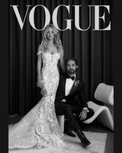 Hassie Harrison Instagram - When you know, you know. 💍 Thank you @voguemagazine for the beautiful spread! 🤍