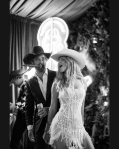 Hassie Harrison Instagram - When you know, you know. 💍 Thank you @voguemagazine for the beautiful spread! 🤍