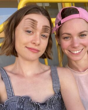 Hayley Erin Instagram - 🎶The girls are back in town🎶 @chloelanier123 #nofilter