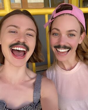 Hayley Erin Instagram - 🎶The girls are back in town🎶 @chloelanier123 #nofilter