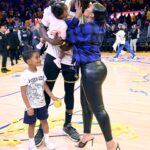 Hazel Renee Instagram - 💙For The Road Less Traveled…This Journey💛 FINALS BOUND BAYYBEEE Ya’ll Doing It! YOU Doing It!! Let’s Get It Mi Amor @money23green THEE BEST IN THE WEST 🥳🎉 #WesternConferenceCHAMPS #MissingOurBigGirlOlive #WeGoingToTheShipWhaWhaWeGoingToTheShip