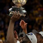 Hazel Renee Instagram - 💙For The Road Less Traveled…This Journey💛 FINALS BOUND BAYYBEEE Ya’ll Doing It! YOU Doing It!! Let’s Get It Mi Amor @money23green THEE BEST IN THE WEST 🥳🎉 #WesternConferenceCHAMPS #MissingOurBigGirlOlive #WeGoingToTheShipWhaWhaWeGoingToTheShip