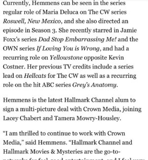 Heather Hemmens Instagram - Catch “Caribbean Summer” June 11 @ 8pm! 🏝 

Thank you to the wonderful team at #Hallmark for this very official welcome to the family. I am honored! 💜✨ 
@pennyperrydavis @taterasme @jcallahan2518