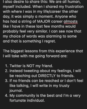 Heather Matarazzo Instagram - Regarding my tweets from earlier this week. 💕💕💕