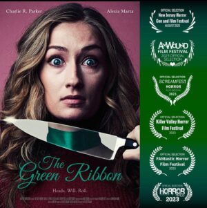 Heather Matarazzo Instagram - What a beautiful sight!!!! Thank you so much to @screamfestla for having #thegreenribbon at your festival!!! Sorry I couldn’t make it. Proud of our whole cast and crew, especially our fearless leader @heatherturman who truly knocked it out of the park. 
#indiefilm #indieshort #filmfest #screamfestla #greenribbon #horrorcomedy #comedyhorror